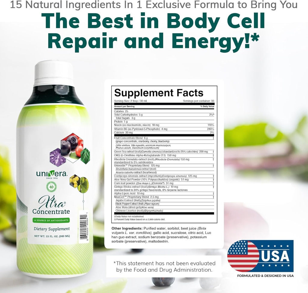 Univera Revitalize & Rest Combo Pack for Enhanced Wellness, Natural Energy for Day, Deep Sleep at Night with Xtra Concentrate & Natural Dreams 6