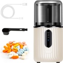 Cordless Electric Pill Crusher Grinder - Pill Cutters for Small or Large Pills and Vitamin Tablets to Fine Powder - Electronic Pill Pulverizer - Removable Grinding Cup for Easy Cleaning 2