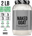 NAKED Goat - Pasture Fed Goat Whey Protein Powder from Small-Herd Wisconsin Dairies, 2Lb Bulk, GMO Free, Soy Free. Easy to Digest - All Natural - 23 Grams of Protein - 30 Servings 4
