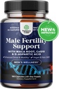 Pre Conceive Male Reproductive Supplement - Reproductive Cells Health with CoQ10, Maca Root, Methyl Folate & D-Aspartic Acid - Mens Conceive Cells Count Support - Support for Him, 180 Count 2