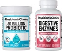Physician's CHOICE - Optimal Gut Health Bundle: 60 Billion Probiotics + Digestive Enzymes for Digestive Comfort and Immune Support 2