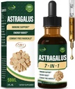 Astragalus Root Extract Herbal Drops for Immune System Support, Immunity Health & Energy Boost Tincture Supplements with Rhodiola Rosea, Echinacea, Elderberry, Reishi, Ginseng. Huang Qi. 2oz 2