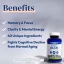 Stonehenge Health Dynamic Brain, Dynamic Mushrooms: Nootropics for Memory, Focus, Clarity Support 4
