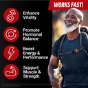 Force Factor Longjack Tongkat Ali Max, Tongkat Ali for Men, Male Stamina and Vitality Supplement Made with Key Natural Ingredients for Superior Absorption, 1200mg, 120 Capsules, 2-Pack 3