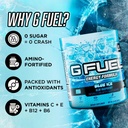 G Fuel Clickbait Energy Drink Powder, Pre Workout Caffeine Mix for Gaming, Sugar Free Focus Amino, Vitamin + Antioxidants, 9.8oz (Cherry Pomegranate, 40 Servings) 6