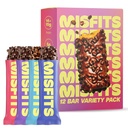 Misfits Protein Bars - High Protein Candy Bars | Gluten Free Plant Based, Low Sugar & Carb, High Fiber Snacks | Variety Pack of 12 (4 Flavors) 2