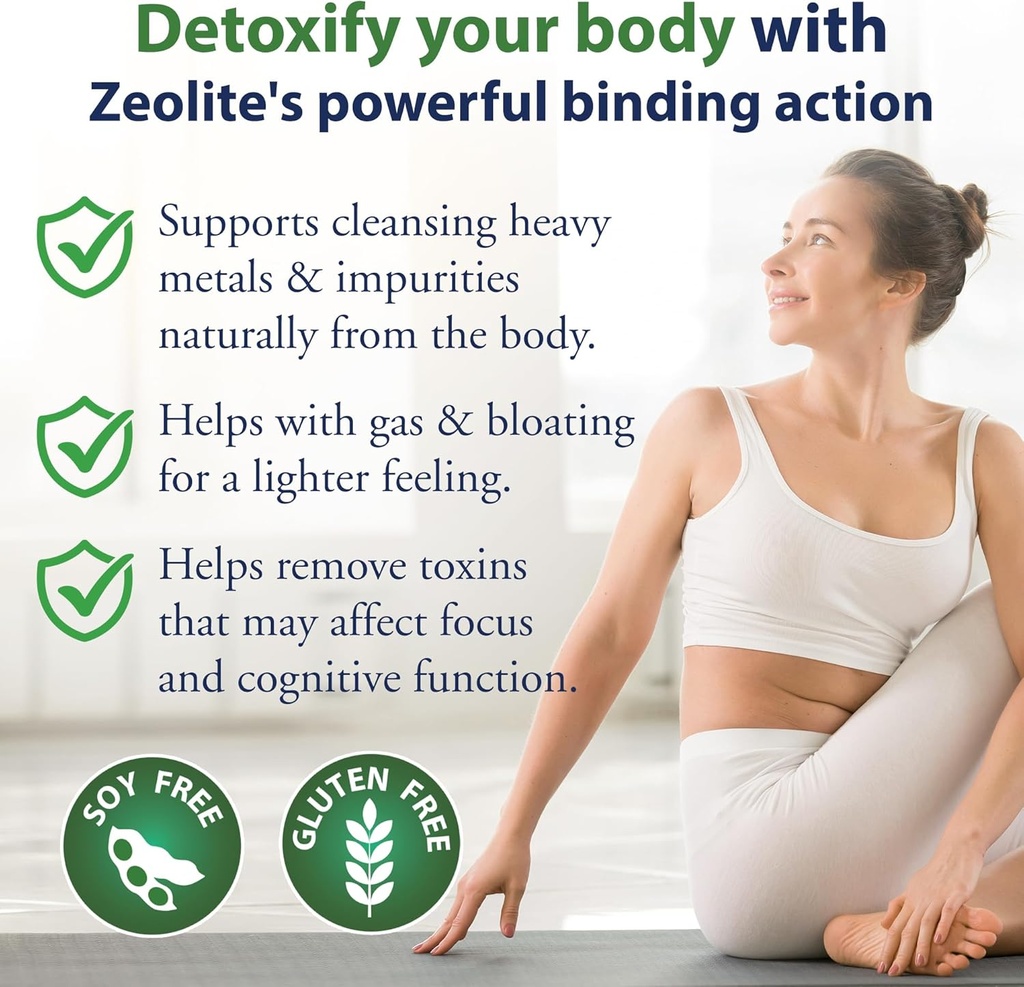 Heiltropfen Zeolite Powder | Dietary Supplement 1 Pound - 454 g | Detox | Clinoptilolite 94+-3% | Activated | Natural Mineral Dust | Ultra FINE Less-Than 2 µm 4