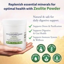 Heiltropfen Zeolite Powder | Dietary Supplement 1 Pound - 454 g | Detox | Clinoptilolite 94+-3% | Activated | Natural Mineral Dust | Ultra FINE Less-Than 2 µm 5