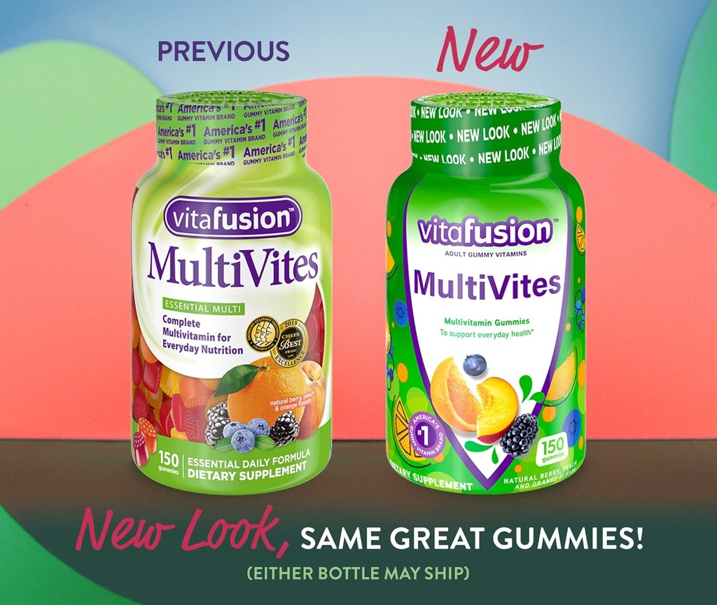 Vitafusion MultiVites Gummy Vitamins, 70ct (Pack of 3) 3