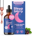JoySpring SleepBerry - Kids Melatonin Liquid - 3MG Melatonin with D3 and Elderberry - Sugar-Free Liquid for Kids & Teens – Gentle Natural Sleep Support Formula (4 fl oz) 2
