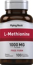Piping Rock L Methionine 1000mg | 100 Capsules | Free Form Supplement | Non-GMO, Gluten Free 2