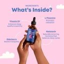 JoySpring SleepBerry - Kids Melatonin Liquid - 3MG Melatonin with D3 and Elderberry - Sugar-Free Liquid for Kids & Teens – Gentle Natural Sleep Support Formula (4 fl oz) 6