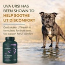 VetriScience Quick Action UT Health Chewable Tablets, UT Strength STAT Supplement for Dogs, Cranberry, Uva Ursi, and Chanca Piedra to Soothe Urinary Tract Discomfort, Smoke, 90 Count 3