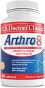 U.S. Doctors’ Clinical Arthro8 - Doctor-Formulated Joint Supplement + Hyaluronic Acid + Turmeric & Collagen for Flexibility, Mobility, & Strong Cartilage - 60 Capsules - 15/30-Day Supply 2
