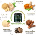 Bundle 5in1 Ginger Supplement & 6in1 Beet Root Capsules - Supports Heart Health, Immune and Digestive 4