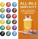Quercetin 50 mg Zinc 1000 mg Vitamin C 5000 IU Vitamin D3 1000 mg Turmeric 1000 mg Elderberry with Q-Defend Immune Blend Reisshi Nettle Arteemisinin, Non-GMO, Mineral Supplements,60 Capsules 3