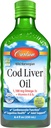 Carlson - Cod Liver Oil, 1100 mg Omega-3s, Plus Vitamins A and D3, Wild Caught Norwegian Arctic Cod Liver Oil, Sustainably Sourced Nordic Fish Oil Liquid, Green Apple, 250 mL (8.4 Fl Oz) 2