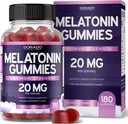 Keto ACV Gummies (60 Count) Advanced Weight Loss Formula and Melatonin Gummies (180 Count) - Quick Dissolve Melatonin Gummy for Adults with High Potency - Non GMO, Vegan Supplement & Made in USA 4