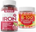 Sugar Free Iron Gummies+Vitamin B100 Complex 2