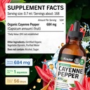 BIO KRAUTER Cayenne Pepper Extract Liquid - Pure Capsaicin Extract - Liquid Cayenne Pepper Drops for Digestive Support - Sugar & Alcohol Free 4 Fl.Oz. 5