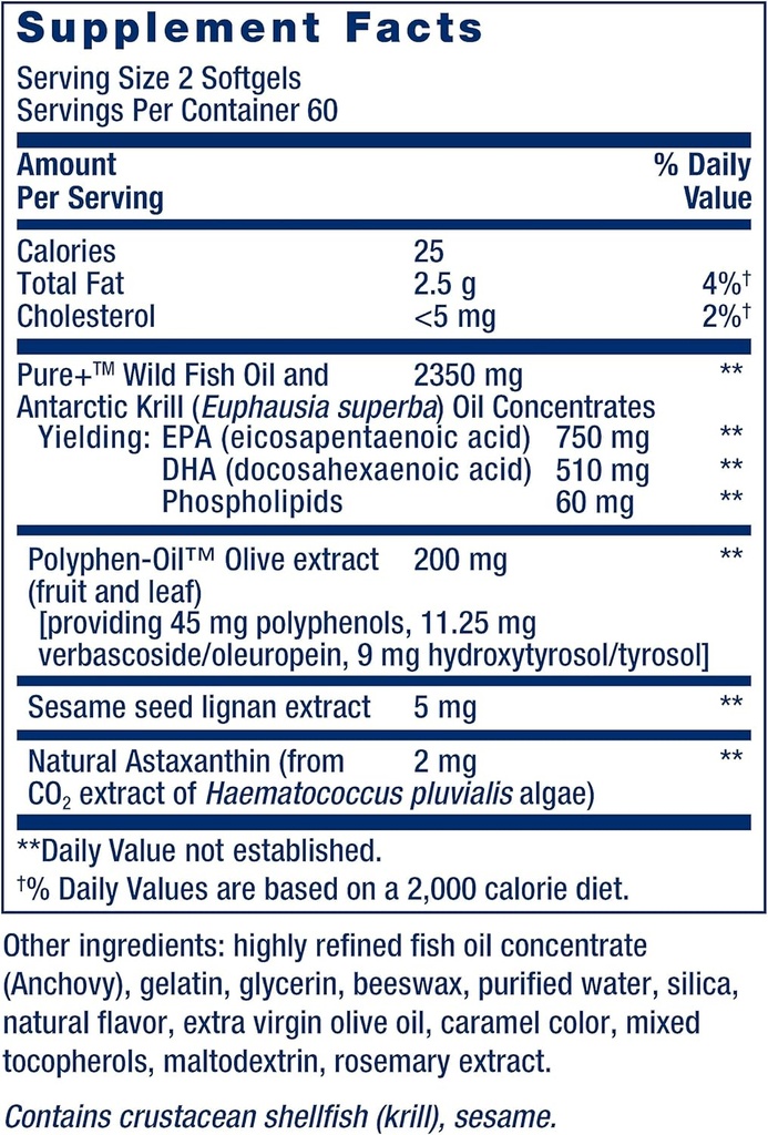Life Extension Super Omega-3 Plus EPA/DHA Fish Oil, Sesame Lignans & Two-Per-Day High Potency Multi-Vitamin & Mineral Supplement 4