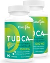 TUDCA Liver Support Supplements 1000mg - 120 Vegan Capsules,TUDCA Bile Salts with Milk Thistle Herbal Blend Formula for Liver Cleanse & Repair 2