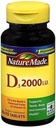 Nature Made Vitamin D3 2000 IU Tablets 100 ea (Pack of 2) 2