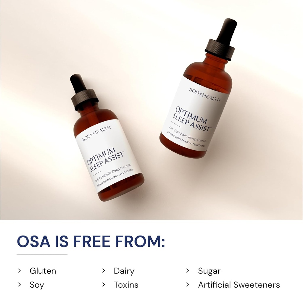 BodyHealth Optimum Sleep Assist, Natural Sleep Aid Vitamin with Melotonin and B6 for Adults, Supplement to Support Sleeping - 30 Servings 6