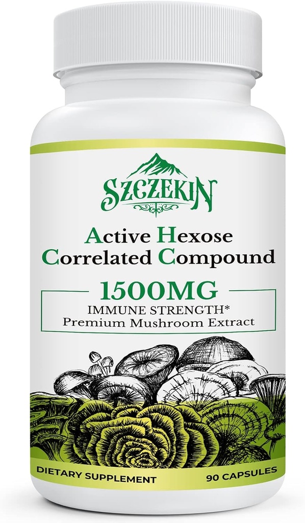 Active Hexose Correlated Compound 1500 mg Supplement 90 Capsules Bundle with 1500mg Liposomal Active Hexose Correlated Supplement 120 SoftGels 3
