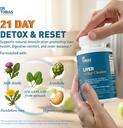 Dr. Tobias Liver 21 Day Cleanse, Herbal Liver Detox Cleanse with Solarplast, Artichoke Extract, Milk Thistle, Dandelion Extract & Digestive Enzymes, 63 Vegetable Capsules, 3 Daily, Pack of 2 3