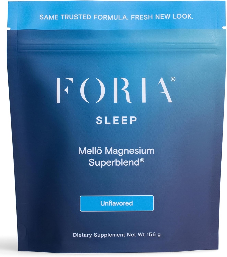 mellö Magnesium Supplement Superblend Powder - Magnesium Glycinate with L-Theanine, GABA, and 70 Trace Minerals - Supports Sleep, Relaxation, Balanced Energy - Unflavored, 30 Servings 2