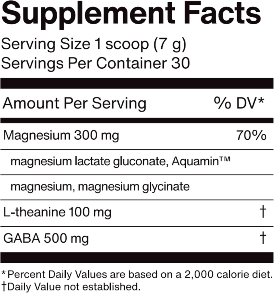 mellö Magnesium Supplement Superblend Powder - Magnesium Glycinate with L-Theanine, GABA, and 70 Trace Minerals - Supports Sleep, Relaxation, Balanced Energy - Unflavored, 30 Servings 4