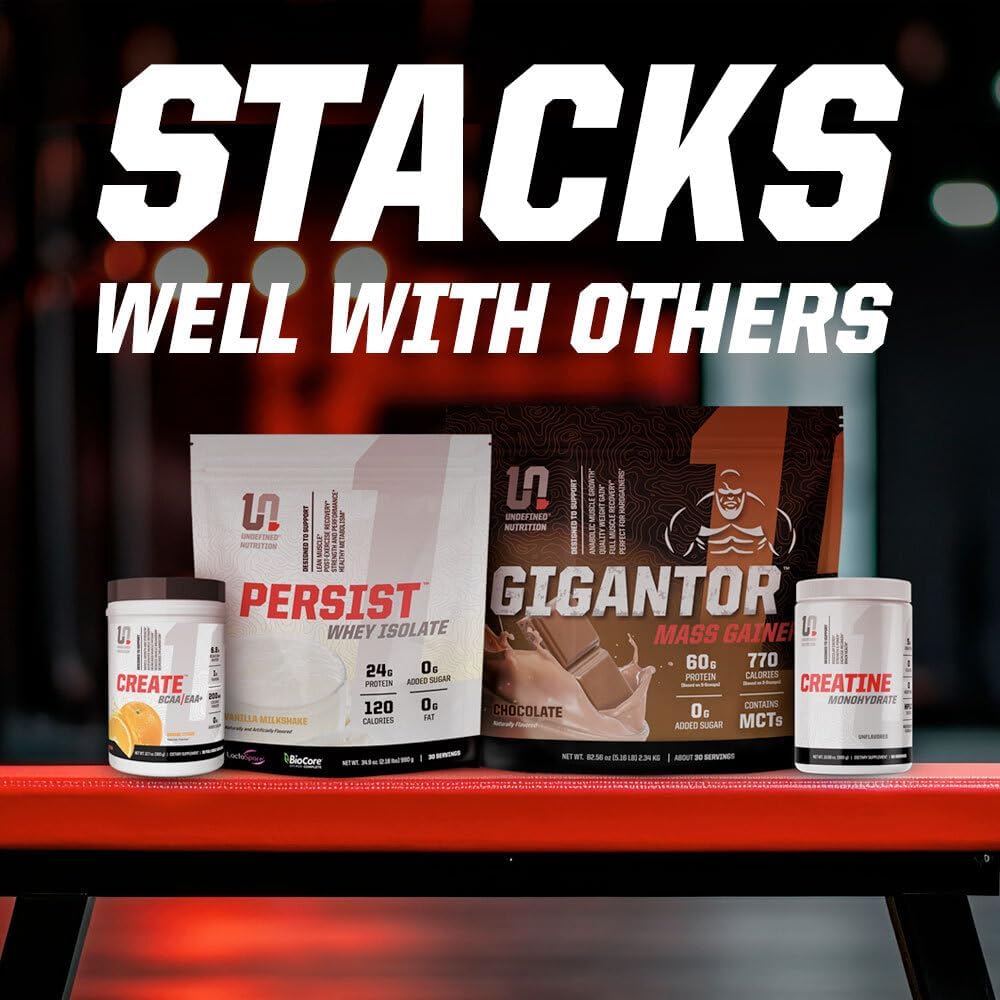 Undefined Nutrition Creatine Monohydrate by Brian Shaw (Unflavored, 60 Servings) - Easy Mixing and Absorbing Micronized Creatine Monohydrate Powder - Supports Muscular Energy, Power, and Brain Health 4