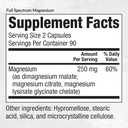 Equilife Full Spectrum Magnesium Supplement, Magnesium Glycinate, Citrate, & Malate, Bioavailable Mineral Blend, Dairy, Soy, & Gluten Free, Vegan, Non GMO, 180 Capsules 3