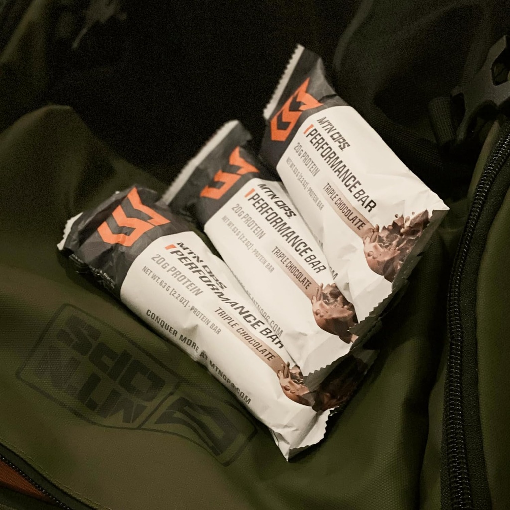 MTN OPS Caramel Crunch Protein Bars, High Protein with Whey Isolate & Whey Concentrate and Collagen, Low Sugar, Gluten Free, 10 Count 5