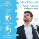 Focus Fuel Neuro Capsules: Boost Mental Clarity, Focus & Memory with DMAE, L-Glutamine & Essential Vitamins - 60 Capsules 5