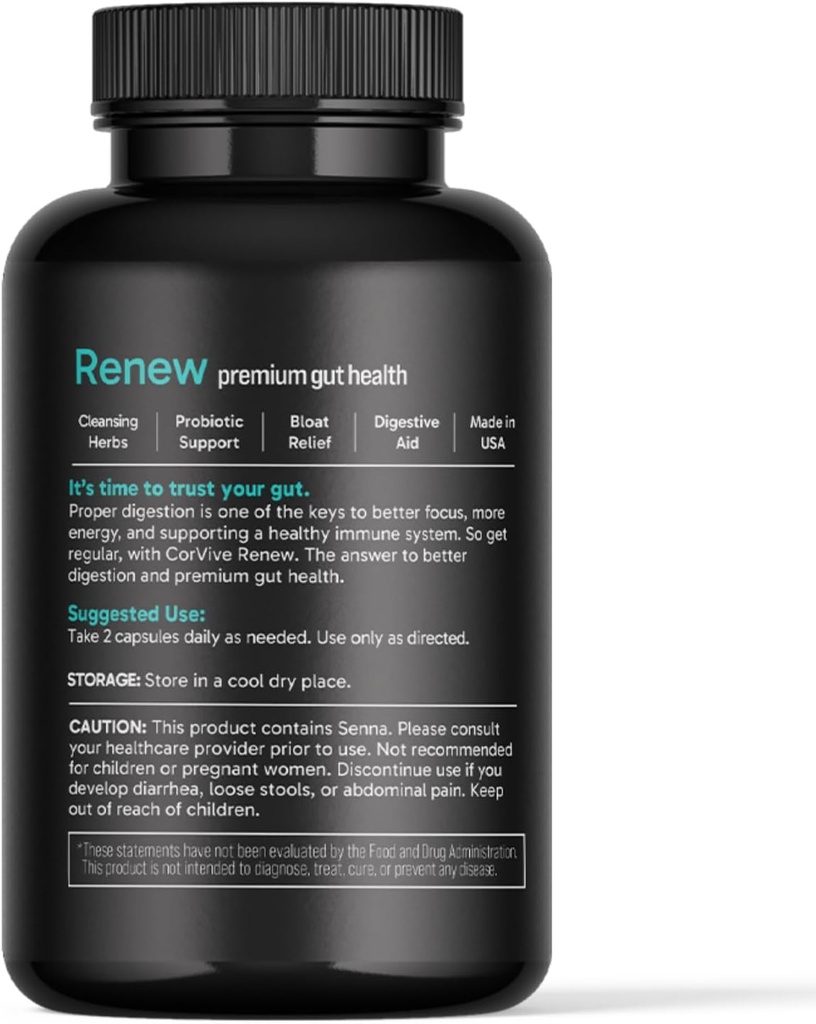 Renew Cleanse Supplement- 30 Servings (60 Capsules) (60 Capsules, Unflavored) 3