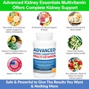 Advanced Kidney Essentials Multivitamin. Kidney Support Supplement for Complete Kidney Health. Kidney Health Supplement with Renal Vitamins 90 Caps 4