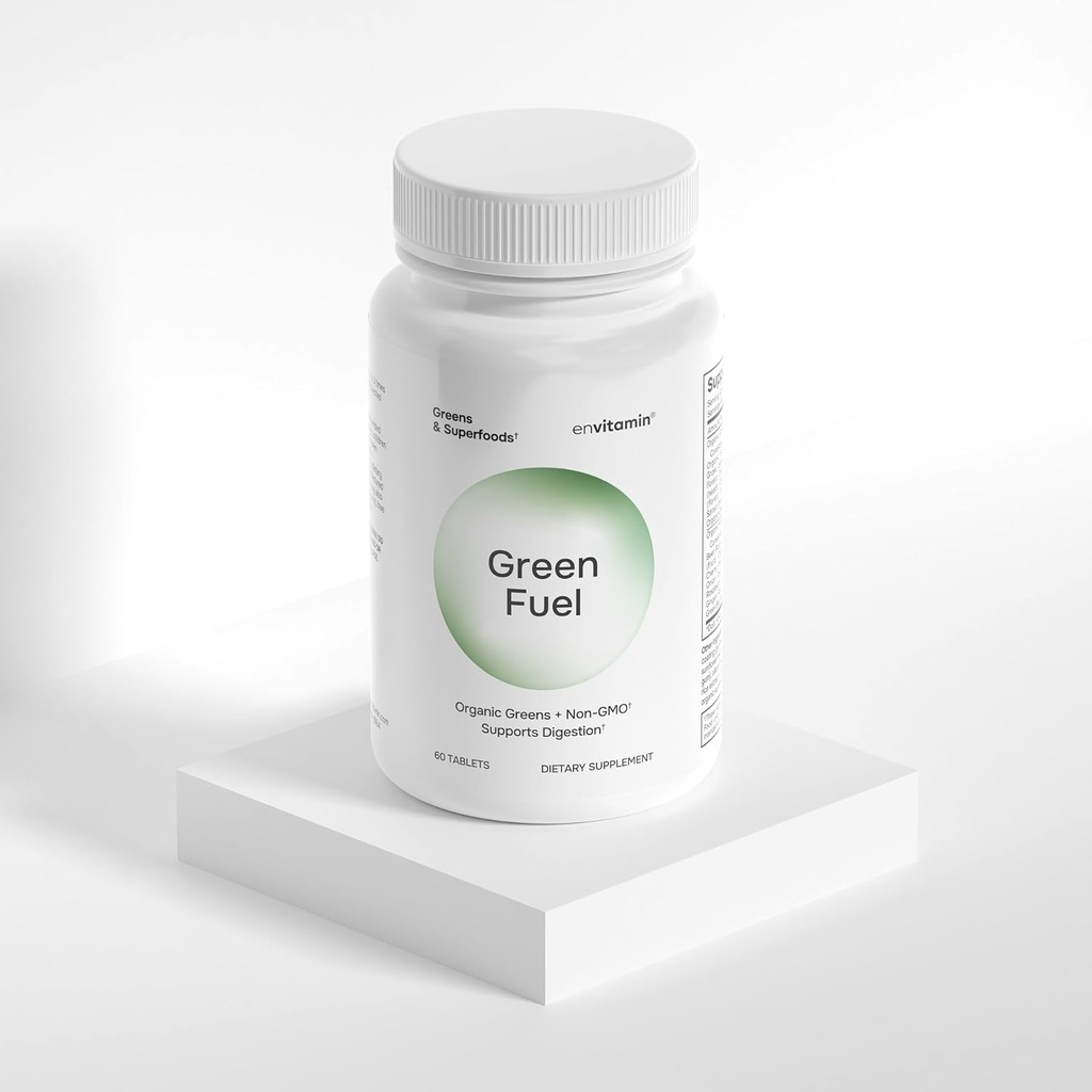 Green Fuel Organic Greens Tablets - Organic Greens, Fruit and Vegetable Blend 3