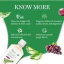 AloeCure USDA Organic Aloe Vera Juice Grape Flavor, Made Within 12 Hours of Harvest - Pure Aloe Vera Digestive & Immune Health Supplement, Helps Maintain Balanced Stomach Acidity, 16.7oz x 2 Btls 6