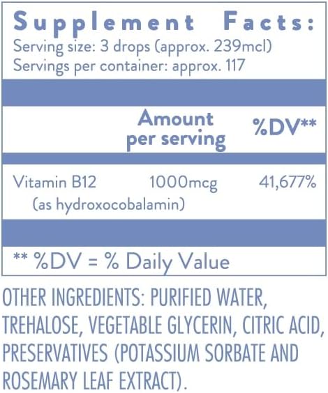 Holistic Health Hydroxy B12 MegaDrops™ 28ML (.95 FL oz) 4