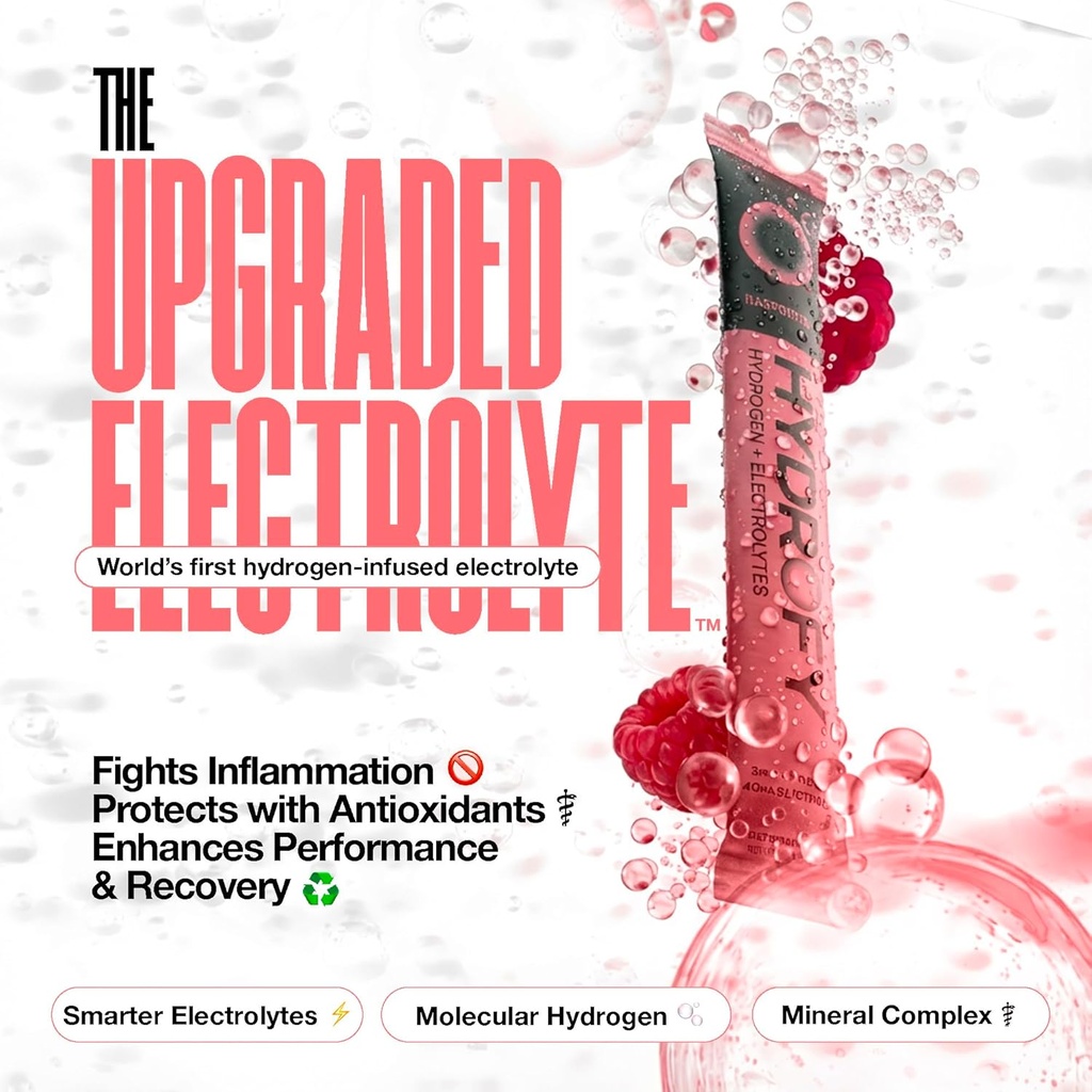 Hydrofy Hydrogen Water + Electrolytes Drink Mix | H2 Hydration Packets with Molecular Hydrogen, Sodium, Potassium, Magnesium, Calcium, and Minerals | No Sugar | Lemon Lime | 25 ct 3