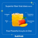 Belli Welli Daily Fiber Supplement Bundle with Collagen, Probiotics & Electrolytes – Peach Mango & Orange Yuzu Mandarin Flavors – Supports Digestion, Gut Balance & Debloating – 32 Servings Total 4