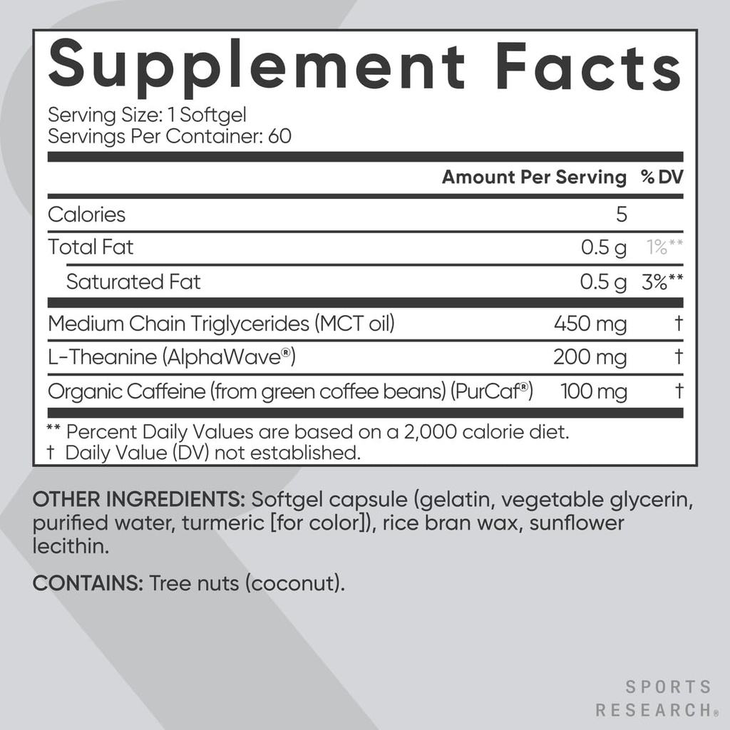 Sports Research Magtein Magnesium L-Threonate Capsules (2000mg, 90 Capsules), Vegan Vitamin D3 + K2 w/Organic Coconut Oil (5000iu VIT. D 100mcg Mk7 VIT. K, 60 Softgels) and L-Theanine (200mg, 60 ct) 5