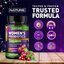 Probiotics for Women - 60 Billion CFUs, 16 Strains, with Cranberry, D-Mannose & Prebiotics - Supports Digestive, Immune, & Vaginal Health - Non-GMO, Dairy & Gluten-Free - 120 Veggie Capsules 6