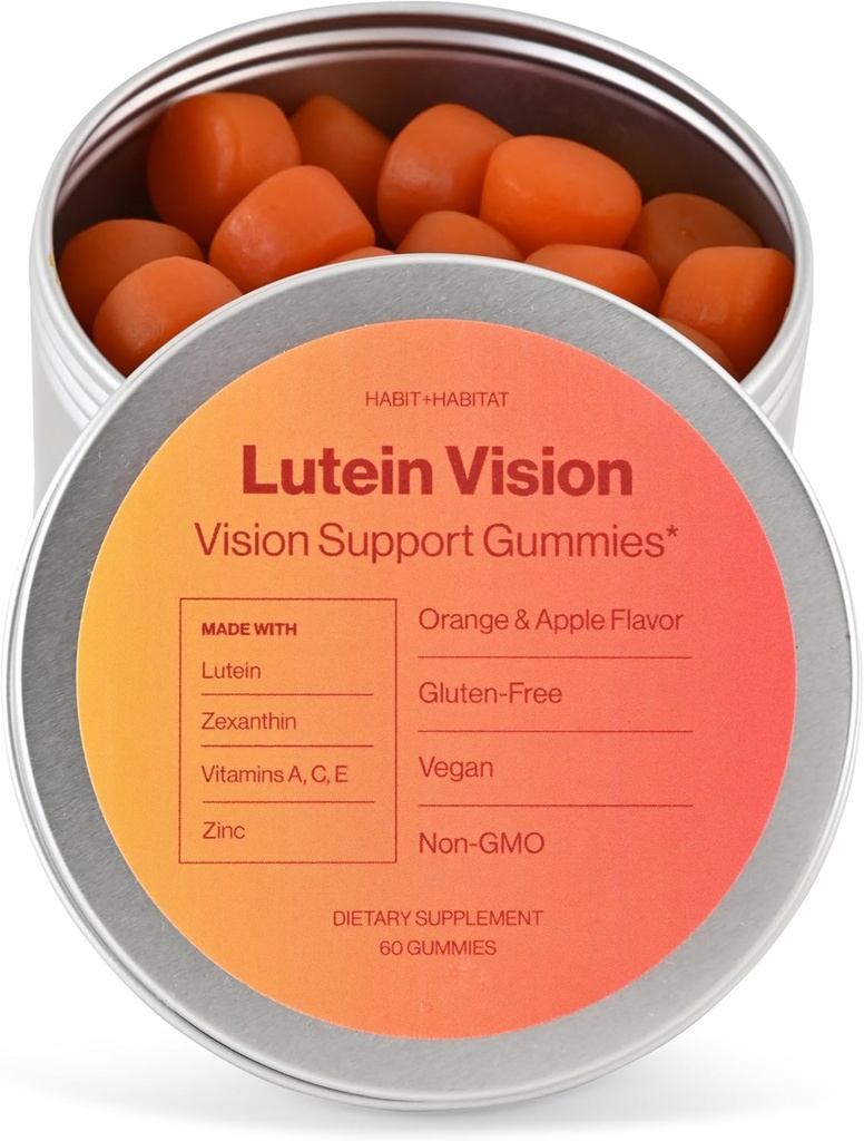 Lutein Vision Vision Support Gummies with Lutein and Marigold Flower 60-Count 2