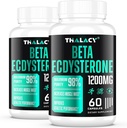 1200MG Beta Ecdysterone Supplement, 98% Maximum Purity Ecdysterone Supplements for Lean Muscle Mass, Athletic Performance & Strength, 120 Capsules 2
