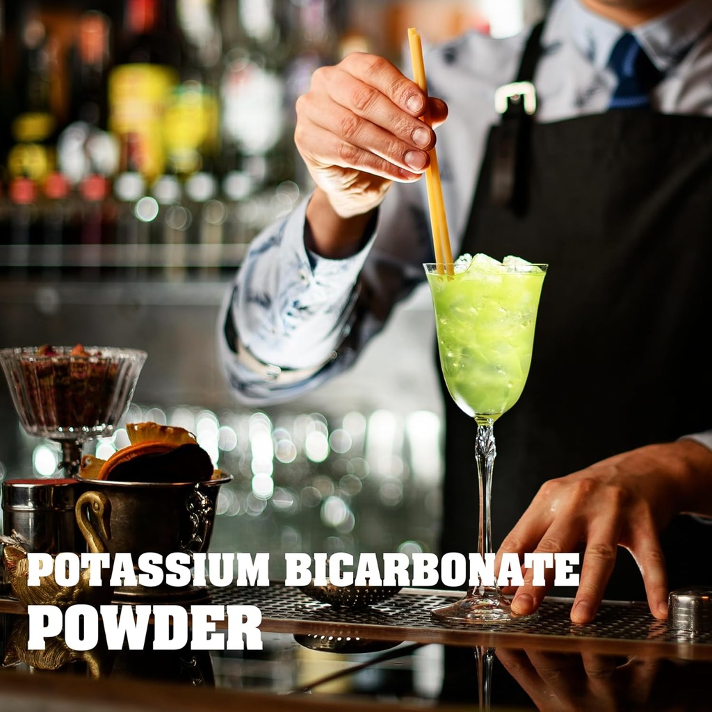 Potassium Bicarbonate 10oz - 100% Pure Potassium Bicarbonate Powder for Plants, Cakes, Wine Making, Leavening - Food Grade Potassium Bicarbonate Powder Leavening Agent for Baking, Cookies, Snacks 6