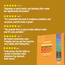 NANOWELL 12 Strains Probiotic 55 Billion CFU with Digestive Enzymes Powder - Immune Support, Gut Health, Probiotics, Prebiotics & Postbiotics - 60 Sticks, 60 Day Supply 3