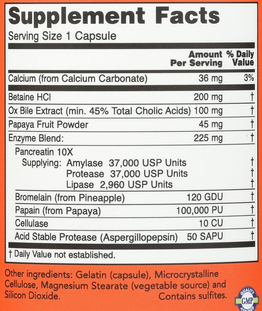 NOW Foods Super Enzymes - 90 Capsules 4